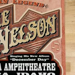 Willie Nelson - 2015 Franks Brothers Poster Nampa, Idaho