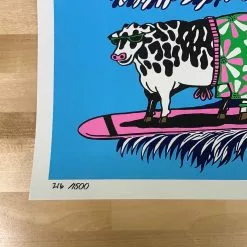 Cows On Vacation - 2021 Jim Pollock Poster Art Print Phish 3/3 Art Prints 13 Cows On Vacation - 2021 Jim Pollock Poster Art Print Phish 3/3 Art Prints