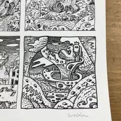 Sentient Factory Line Art - 2016 David Welker Poster, New York, Art Art Prints