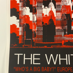 The White Stripes - 2005 Rob Jones Poster Euro Tour Gig Posters
