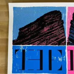 The 1975 - 2019 Brendan Moyles Dorney Poster Red Rocks Morrison, CO