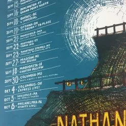 Nathaniel Rateliff & The Night Sweats - 2018 Landland Poster North America Tour Gig Posters