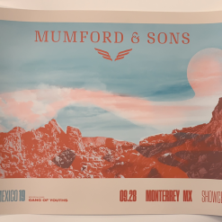 Sold Out Posters Mumford & Sons - 2019 Poster Monterrey, Mexico Gentlemen Of The Road Gig Posters