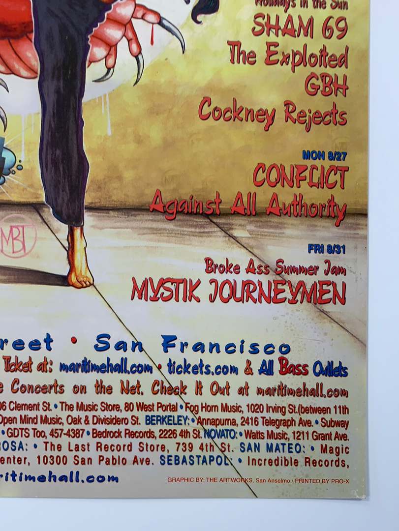 Sold Out Posters Gig Posters MHP 127 Maritime Hall - 2001 Poster August Ghostface Killah San Fran 1st 7 Sold Out Posters Gig Posters MHP 127 Maritime Hall - 2001 Poster August Ghostface Killah San Fran 1st