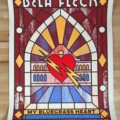 Friendly Arctic Bela Fleck Billy Strings - 2021 Poster Nashville, TN Ryman Auditorium Gig Posters
