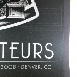 The Raconteurs - 2008 Rob Jones Poster Denver, CO The Fillmore Colorado