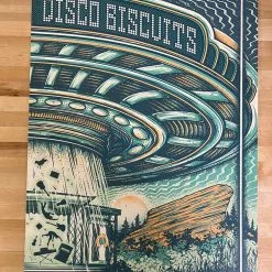 Half Hazzard Press The Disco Biscuits - 2018 Half Hazard Poster Red Rocks Morrison, CO