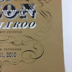 Sold Out Posters Kings Of Leon - 2010 Kilroe Ibanez Bonnaroo Poster Music Festival