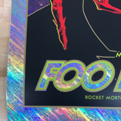 Foil Posters Foo Fighters - 2020 Brian Ewing Poster Cleveland, OH Rapture Foil