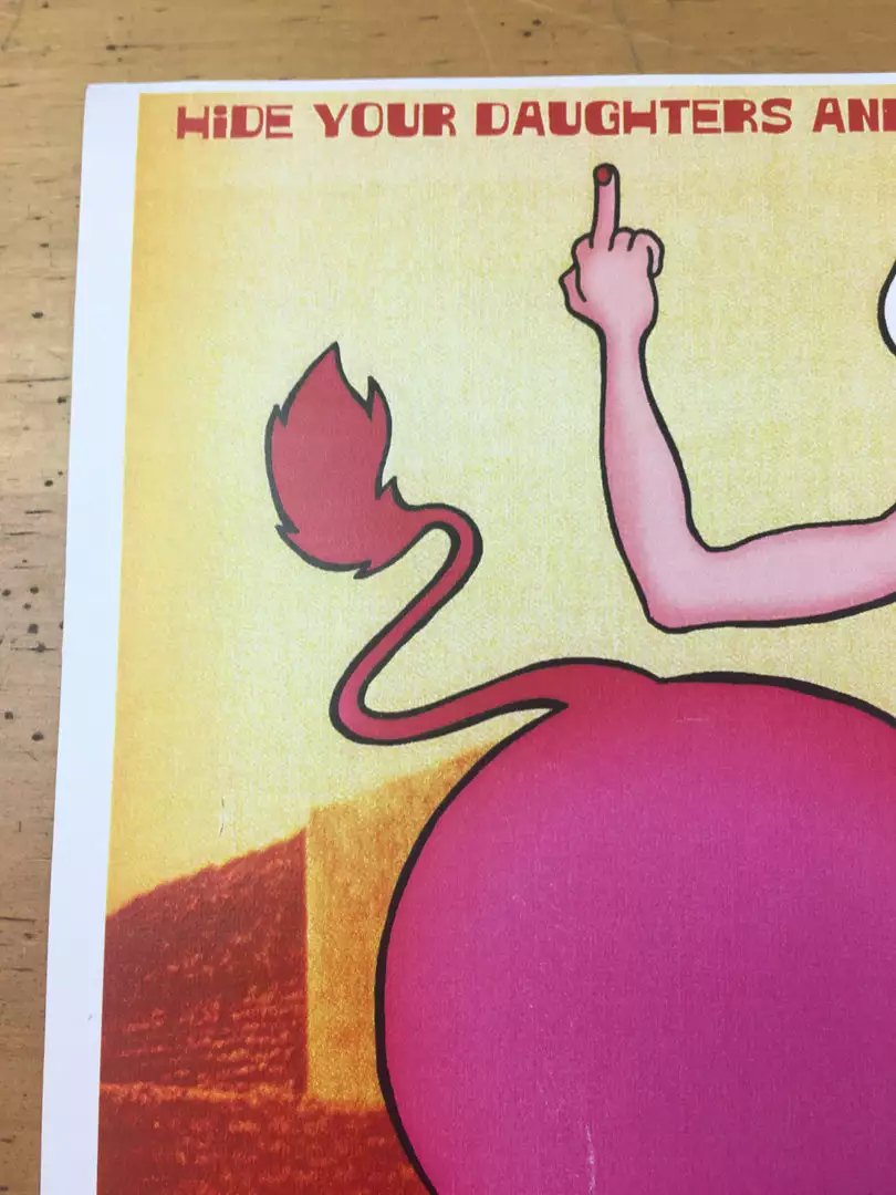 Pink Swords - 2001 Rob Jones Poster Austin, TX Room 710 Gig Posters 6 Pink Swords - 2001 Rob Jones Poster Austin, TX Room 710 Gig Posters