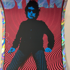 Bob Dylan - 2020 Carl Glover Poster Art Print Lava FOIL