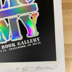 Colorado Public Enemy Variant - 2020 Emek Poster Foil With Date The Terrordome GID, CO