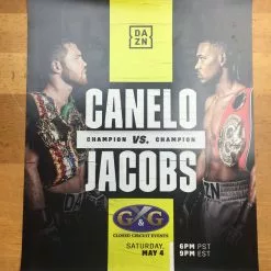 Sold Out Posters Boxing - 2019 Poster Canelo Vs Jacobs