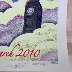 Gig Posters Stephen Lynch - 2010 EMEK Poster UK Tour Bone Edition