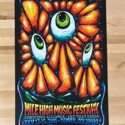 Mile High Music Festival - 2009 Jeff Wood Poster Commerce City, CO 10 Mile High Music Festival - 2009 Jeff Wood Poster Commerce City, CO