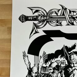 Ames Brothers Gig Posters Pearl Jam - 2014 Ames Bros Poster St. Paul, MN Xcel Energy Center NIGHT RAID