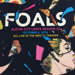 Foals - 2016 Andy Vastagh Poster Austin City Limits Moody Theater