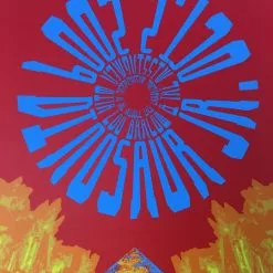 Dinosaur Jr - 2009 Dan MacAdam Crosshair Poster Cambridge, MA Middle East