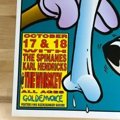 Superchunk - 1995 Frank Kozik Poster Los Angeles, CA Whisky A Go-Go Gig Posters