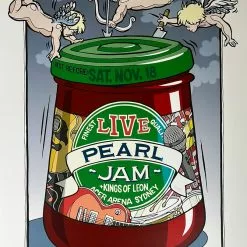 Pearl Jam - 2006 Daymon Greulich Poster Sydney, AUS Kings Of Leon Gig Posters