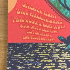 Grateful Dead/Fare Thee Well - 2015 Status Serigraph Poster Santa Clara, CA Levi