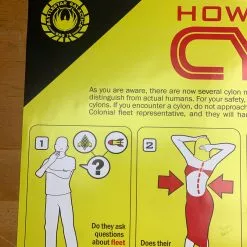 Sold Out Posters Battlestar Galactica - 2007 How To Spot A Cylon Poster Movie Print