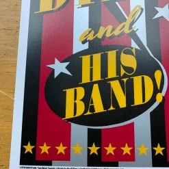 Bob Dylan - 2016 Geoff Gans Poster Phoenix, AZ Comerica Theatre Gig Posters