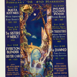 Kevin Haapala Gig Posters MHP 43 Insane Clown Posse - 1998 Poster Maritime Hall San Fran 1st