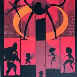 The Incredibles - 2021 Raid71 Poster Movie Print