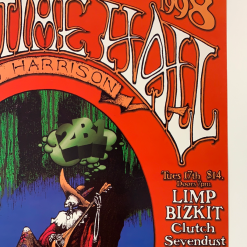 Dave Huckins MHP 44 March - 1998 Poster Maritime Hall San Fran 1st 11 Dave Huckins MHP 44 March - 1998 Poster Maritime Hall San Fran 1st