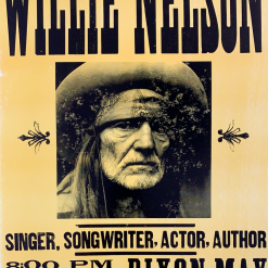 Willie Nelson - 2005 Hatch Show Print 5/5 Poster Dixon, CA May Fairgrounds Gig Posters