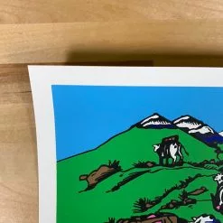 Cows On Vacation - 2021 Jim Pollock Poster Art Print Phish 1/3 10 Cows On Vacation - 2021 Jim Pollock Poster Art Print Phish 1/3