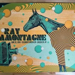 Gig Posters Ray LaMontagne - 2016 Status Serigraph Poster Brooklyn, NY