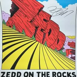 Colorado Zedd On The Rocks - 2019 Luke McGarry Poster Red Rocks, Morrison, CO