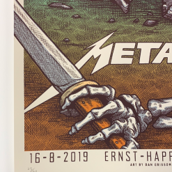 Metallica - 2019 Dan Grissom Poster Vienna, Austria Gig Posters 13 Metallica - 2019 Dan Grissom Poster Vienna, Austria Gig Posters