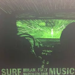 Gig Posters Nada Surf - 2008 Daniel Danger Poster Milan, ITA Musicdrome