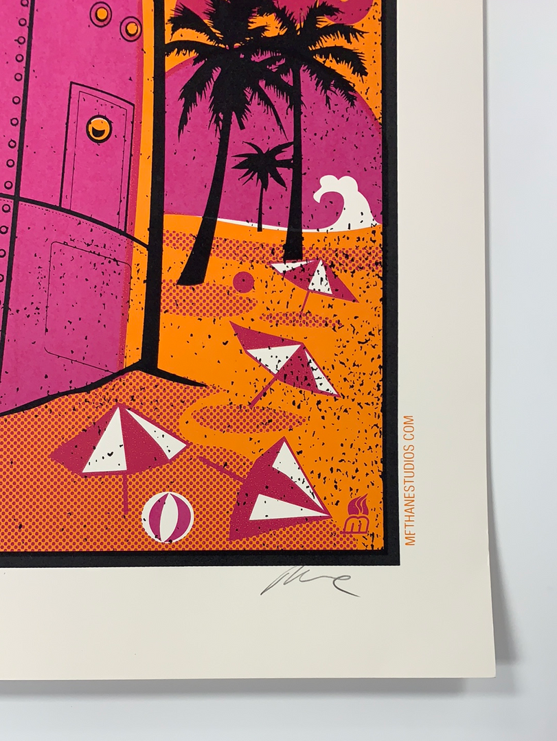 Widespread Panic - 2008 Methane Poster Myrtle Beach, SC AP 7 Widespread Panic - 2008 Methane Poster Myrtle Beach, SC AP