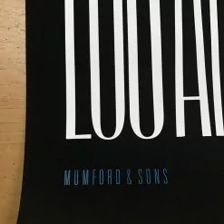 Sold Out Posters Mumford & Sons - 2015 Poster Los Angeles The Roxy Gig Posters
