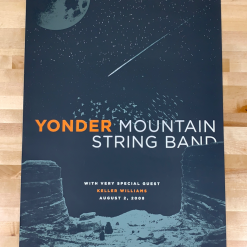 Yonder Mountain String Band - 2008 Anthem Branding Poster Red Rocks Morrison, CO