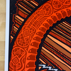 Colorado Widespread Panic - 2008 Jeff Wood Poster Red Rocks Morrison, CO