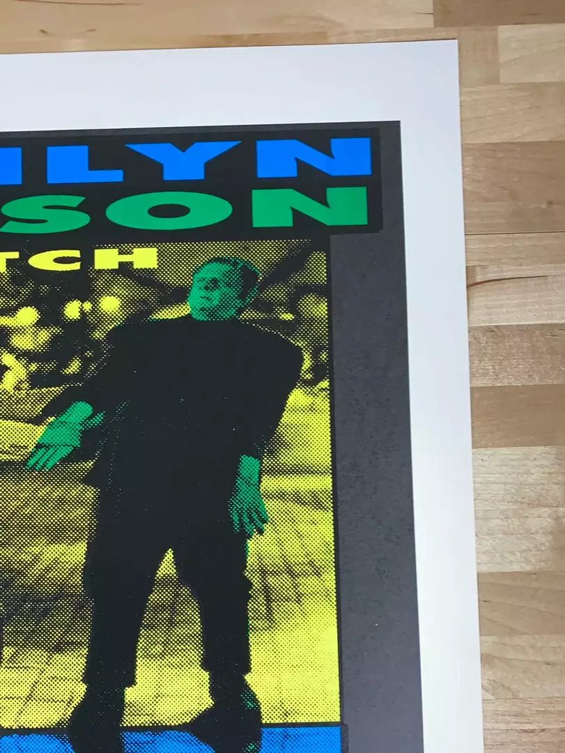 Marilyn Manson - 1995 Matt Getz Poster Hollywood, CA The Palace 1st Ed 6 Marilyn Manson - 1995 Matt Getz Poster Hollywood, CA The Palace 1st Ed