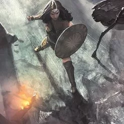 No Man's Land Wonder Woman - Robin Har Poster Art Print Movie/TV Posters