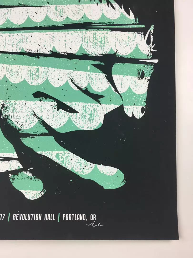 The Mavericks - 2017 Max Mahn Poster Portland, OR Revolution Hall 6 The Mavericks - 2017 Max Mahn Poster Portland, OR Revolution Hall