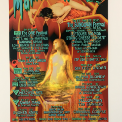 Carolyn Ferris Gig Posters MHP 50 Maritime Hall - 1998 Poster August Blink-182, SCI, Leftover Salmon San Fran 1st