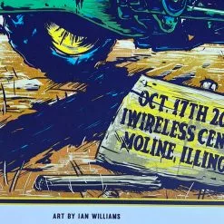Pearl Jam - 2014 Ian Williams Poster Moline, IL I Wireless Gig Posters