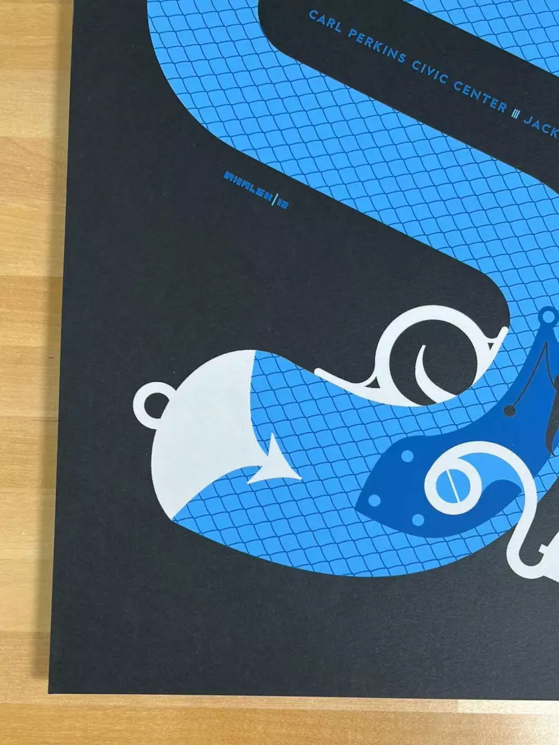 Gig Posters Jack White - 2012 Tom Whalen Poster Jackson, TN 7 Gig Posters Jack White - 2012 Tom Whalen Poster Jackson, TN