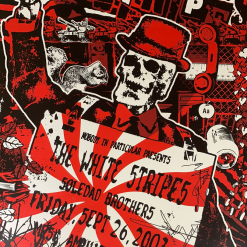 Jack White The White Stripes - 2003 Gregg Gordon Poster Mesa, AZ Gigart