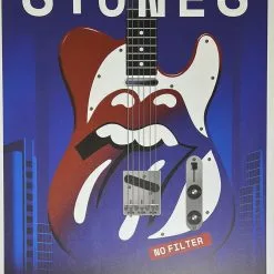 Sold Out Posters Rolling Stones - 2019 Poster Chicago, IL Soldier Field No Filter Tour 6/25