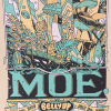 Moe - 2018 Tyler Stout Poster Solana Beach, CA Belly Up