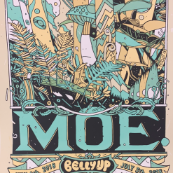 Moe - 2018 Tyler Stout Poster Solana Beach, CA Belly Up